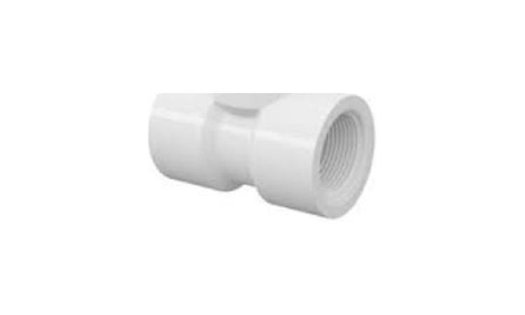TE DE REDUCAO COM ROSCA, PVC, 90 GRAUS, 1.1/2
