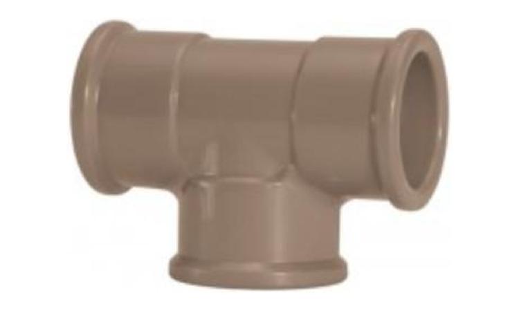 TE SOLDAVEL, PVC, 90 GRAUS, 32 MM, PARA AGUA FRIA PREDIAL (NBR 5648)