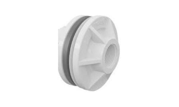 ADAPTADOR PVC, ROSCAVEL, COM FLANGES E ANEL DE VEDACAO, 1 1/2