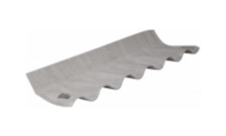 RUFO PARA TELHA ONDULADA DE FIBROCIMENTO, E = 6 MM, ABA *260* MM, COMPRIMENTO 1100 MM (SEM AMIANTO)