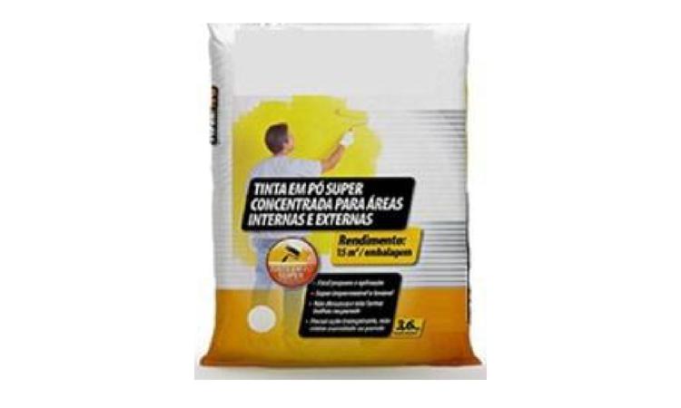 TINTA MINERAL IMPERMEAVEL EM PO, BRANCA