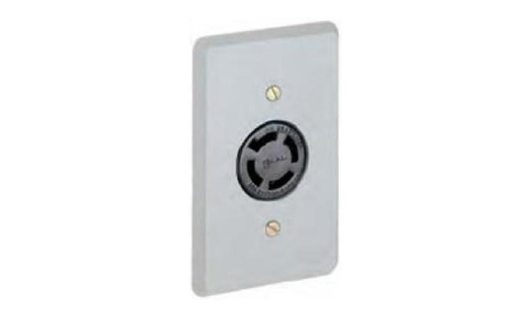 TOMADA INDUSTRIAL DE EMBUTIR 3P+T 30 A, 440 V, COM TRAVA, COM PLACA