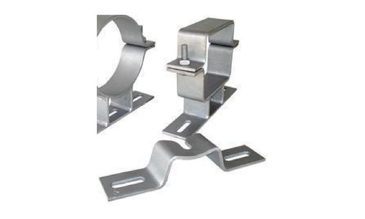 SUPORTE EM ACO GALVANIZADO PARA TRANSFORMADOR PARA POSTE DUPLO T 185 X 95 MM, CHAPA DE 5/16