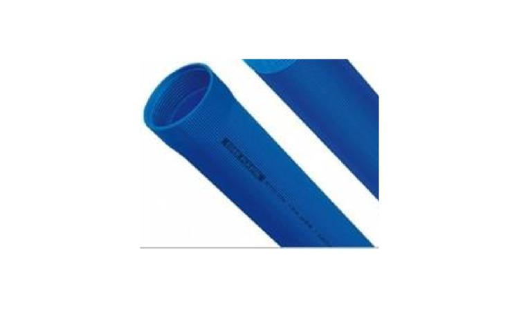 TUBO PVC DE REVESTIMENTO GEOMECANICO NERVURADO REFORCADO, DN = 200 MM, COMPRIMENTO = 2 M