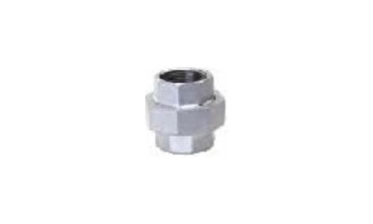 UNIAO DE FERRO GALVANIZADO, COM ROSCA BSP, COM ASSENTO PLANO, DE 1/2